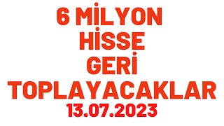 Paylarini Geri̇ Toplamaya Başlayacaklar Hi̇sse Borsa Yorum Haber Hisse Iz Yorum