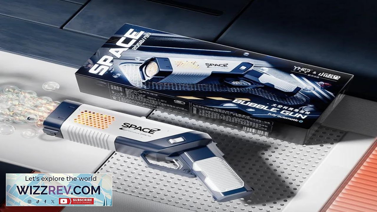 2025 Electric Bubble Gun Kids Toy Bubbles Machine Automatic Soap Blower Review