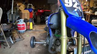 Yamaha TTR 50 Moose Training Wheel Install