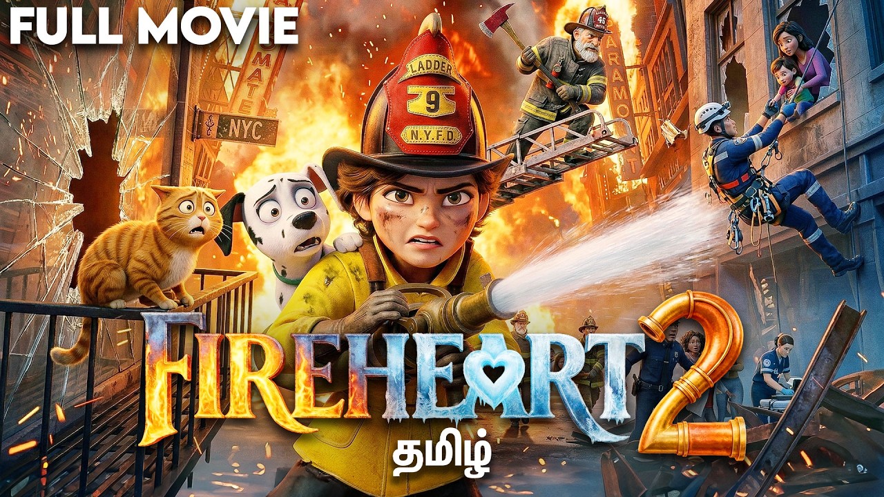 FIREHEART 2 | Tamil Dubbed | The Girl Who Saved the City | Latest Animated Adventure | Full Movie