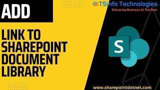 Create Hyperlinks in SharePoint Online | How to link documents in a SharePoint Document Library