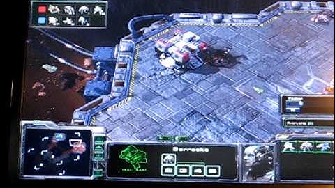 Starcraft 2 Beta:  Gold Match 1v1 Terran vs Protoss Part 1