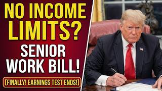 NEW BILL  Senior Citizens' Freedom to Work Act 2026   Could It End the Earnings Test for Seniors?