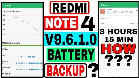 Redmi Note 4 V9.6.1.0 BATTERY BACKUP , HEATING ISSUE , Screen ON Time ?