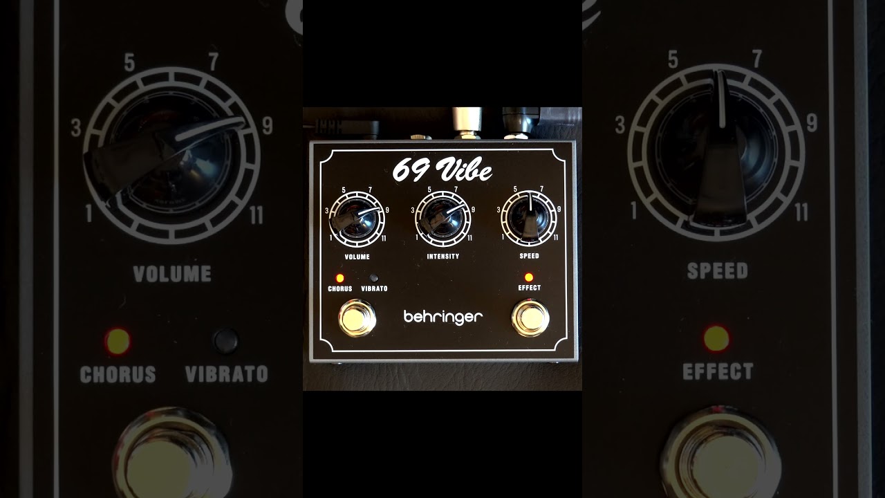 behringer 69 Vibe ー開封動作確認のみの新品 Behringer 69 Vibe Guitar Pedal - YouTube