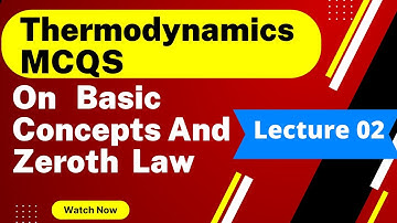 Thermodynamics Mcqs on Basic Concepts And Zeroth Law part 2 |FOR THE LOVE OF PHYSICS |URDU/HINDI