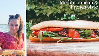 5 easy VEGAN SANDWICHES - Mediterranean , French, healthy and proteinrich sandwiches