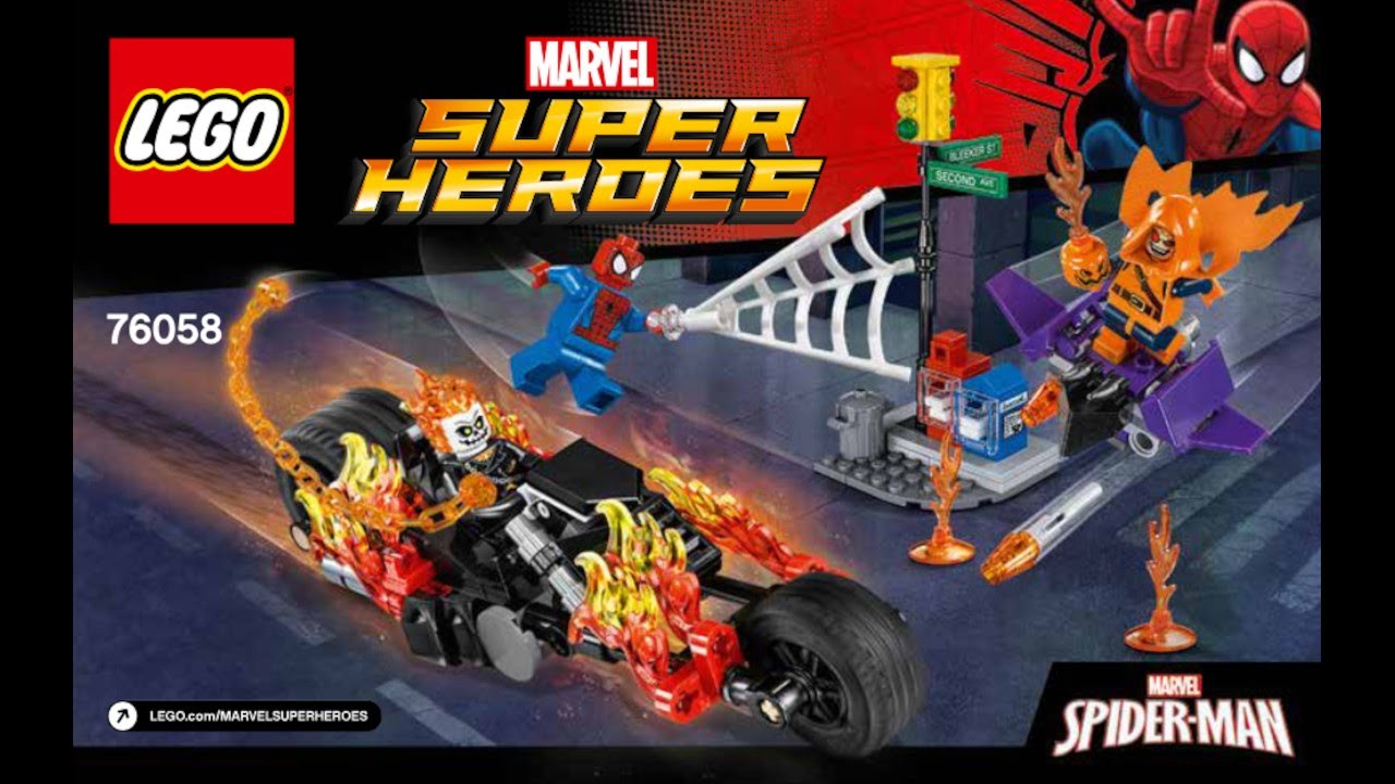 LEGO 76058 Instructions | Marvel | Spider-Man: Ghost Rider Team-Up