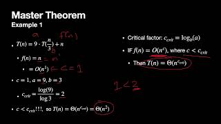 5.2 Data Structures and Algorithms: Intro. to the Master Theorem for Recurrences