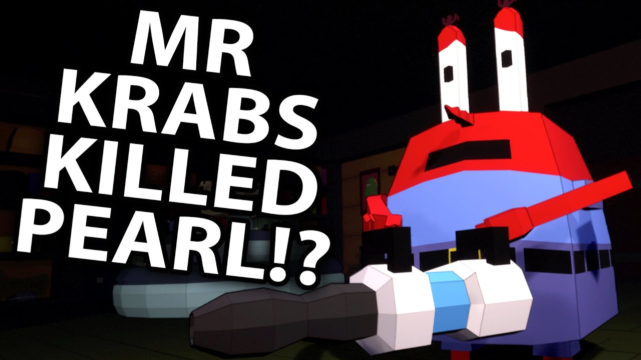 MR KRABS KILLED HIS DAUGHTER? The SpongeBob Horror Game is CRAZY! - YouTube