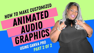 How To Create Custom Animated Audio Graphics Using Canva Pro (Part 2 of 2)