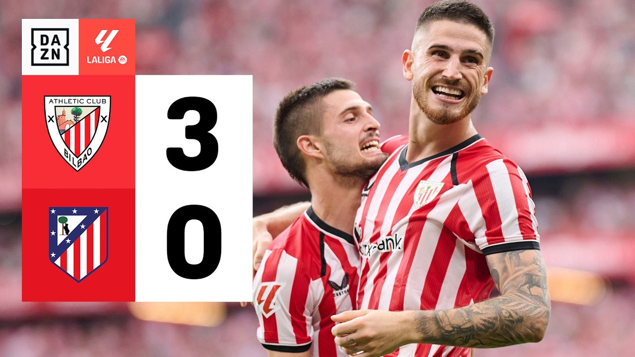 Resumen: Athletic Club vs Atlético de Madrid (3-0) | Resumen y goles | Highlights LALIGA EA SPORTS
