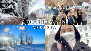 KUL-DME : TOUCHDOWN IN MOSCOW // study abroad vlog 🇲🇾 🇷🇺