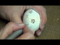 Victorian Lace Egg Carving Video from the Feathered Nest,  Bishop Hill, IL