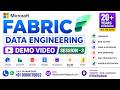 Microsoft Fabric Data engineering Demo -3  Data Stack Skills