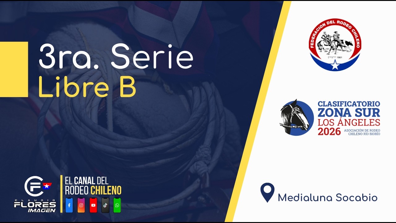 3RA. SERIE LIBRE B - CLASIFICATORIO ZONA SUR - LOS ANGELES 2026