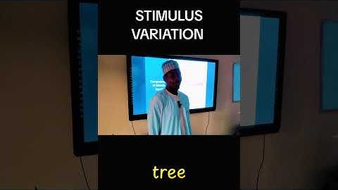 STIMULUS VARIATION SKILL 