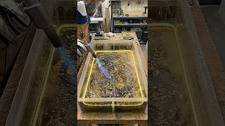 DIY Black & Gold LED Epoxy Resin Table | Satisfying Art Pour!