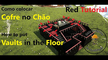 Ark - Red Tutorial - Cofre no chão(Vault in the Floor)(no mods)(PT)(EN)