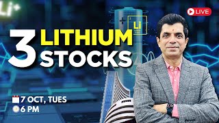 3 Lithium Stocks  #livestream