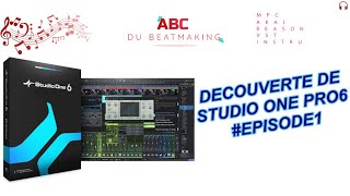 INTRODUCTION A STUDIO ONE PRO 6 CONFIGURATION ET BASE DE COMPOS AVEC UN SAMPLE