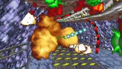 Descent 2 Enemy Vignettes, secret level 4, Insane difficulty walkthrough, no death no save full resc