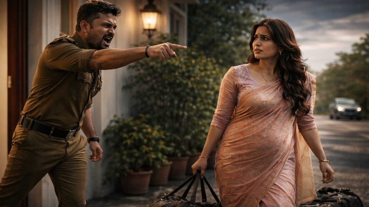 আইপিএস স্বামী মাঝরাতে তাঁর অন্তঃসত্ত্বা স্ত্রীকে ঘর থেকে বের করে দিলেন