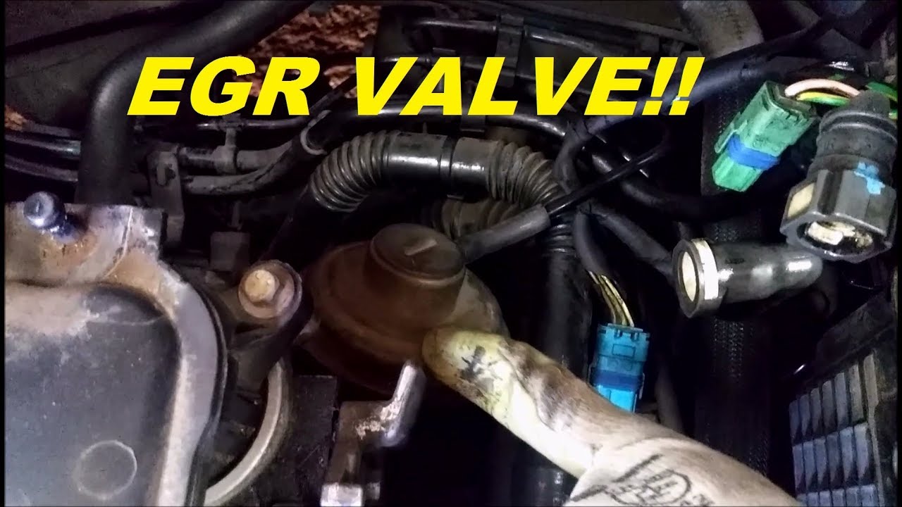 Egr Valve Cleaning Citroen Peugeot Fiat Position And Valve Cleaning / Engine Citroen 1.4 16V - Youtube