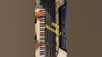 Played some notes from the excellent 1984 opening track on The Behringer UB-Xa