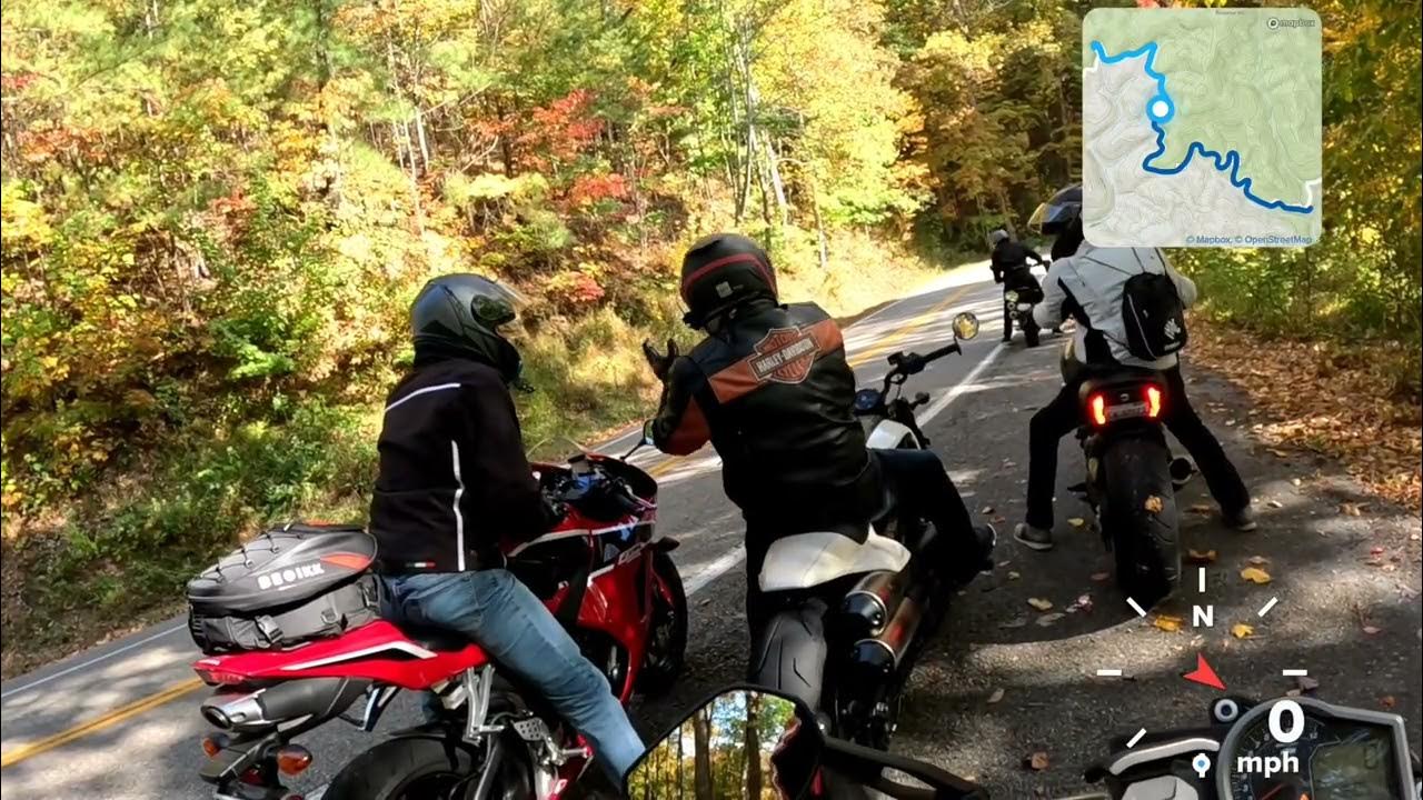 Tail of the Dragon, Robbinsville, NC Group Ride 318 curves in just