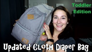 Updated Cloth Diaper Bag : What's in my bag? 14 Month Old