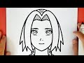 HOW TO DRAW SAKURA HARUNO