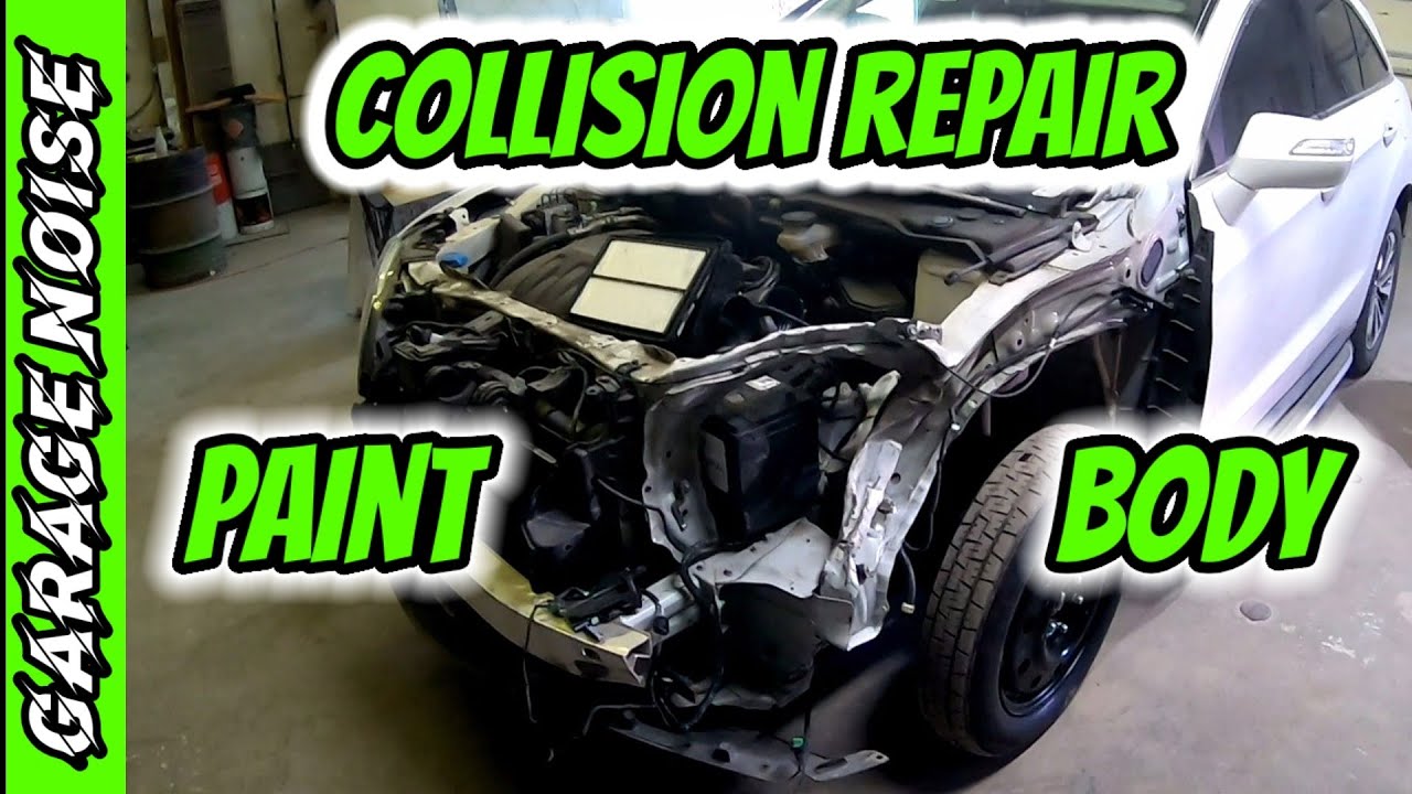 How to repair body damage on your car. collision repair . auto body and