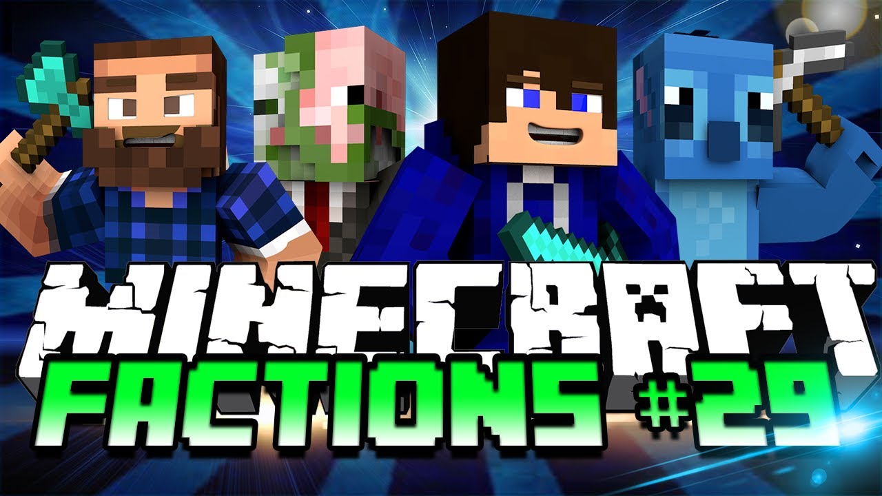 Minecraft Factions McMMO EP 29 INSANE FIGHT W RUSHER Part 1 2 