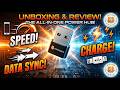 Fast Data Sync & Charging! Portronics Bridge X OTG Adapter Unboxing Review & Speed Test! ⚡