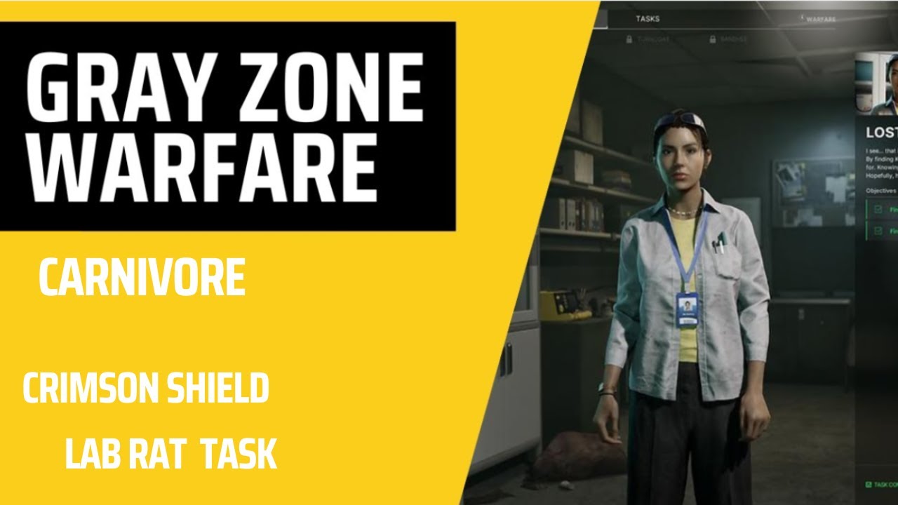Gray Zone Warfare Carnivore Lab Rat Task Crimson Shield YouTube
