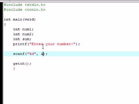 C Programming Tutorial   2   Intro to Variables www learnerstv com