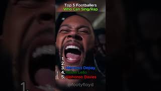 Download Lagu 🎤Top 5 Footballers Who Can Sing/Rap🎤  #football #rap #music MP3