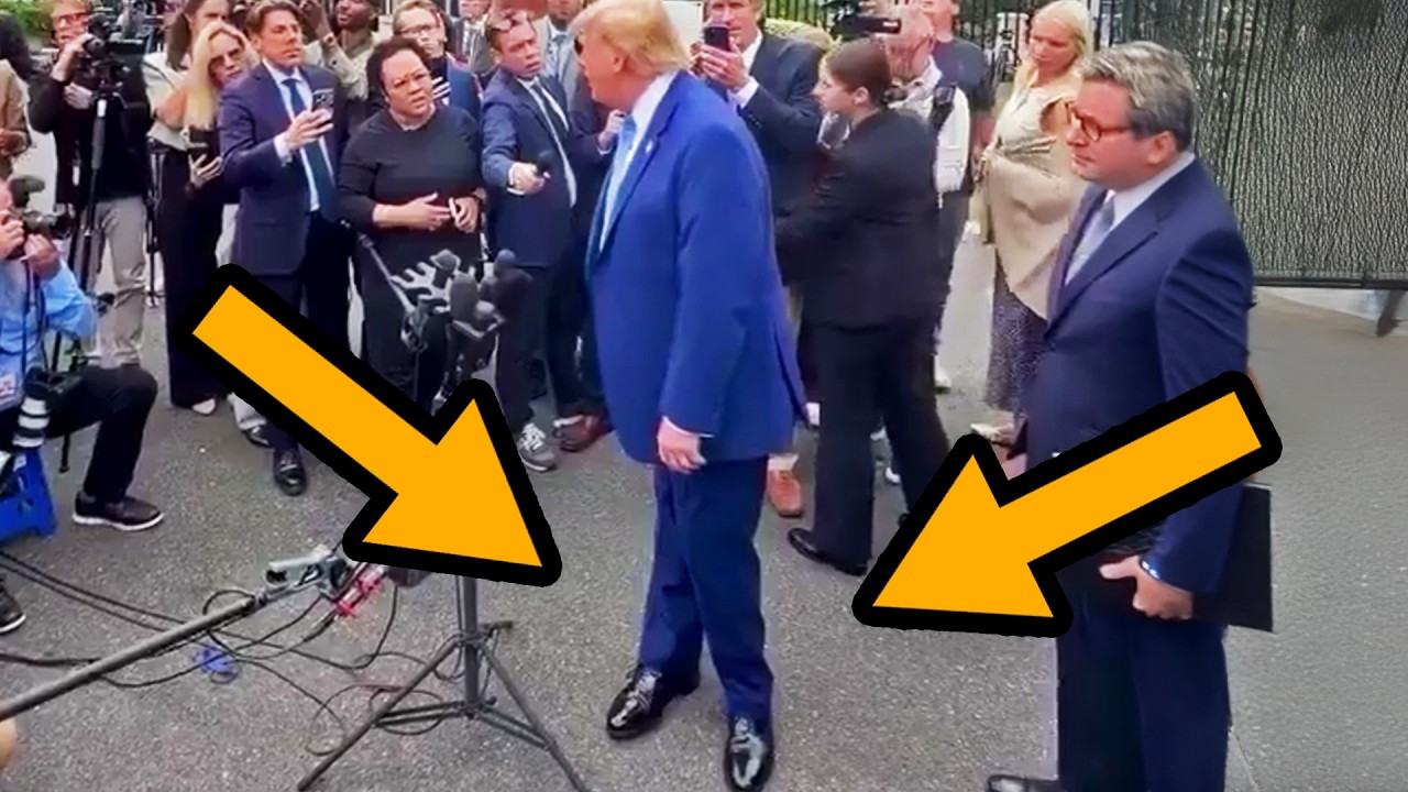 Trump TWITCHING WITH ANGER at reporter