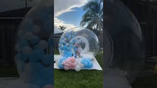 Bubble House Gender Reveal#Bubble tent