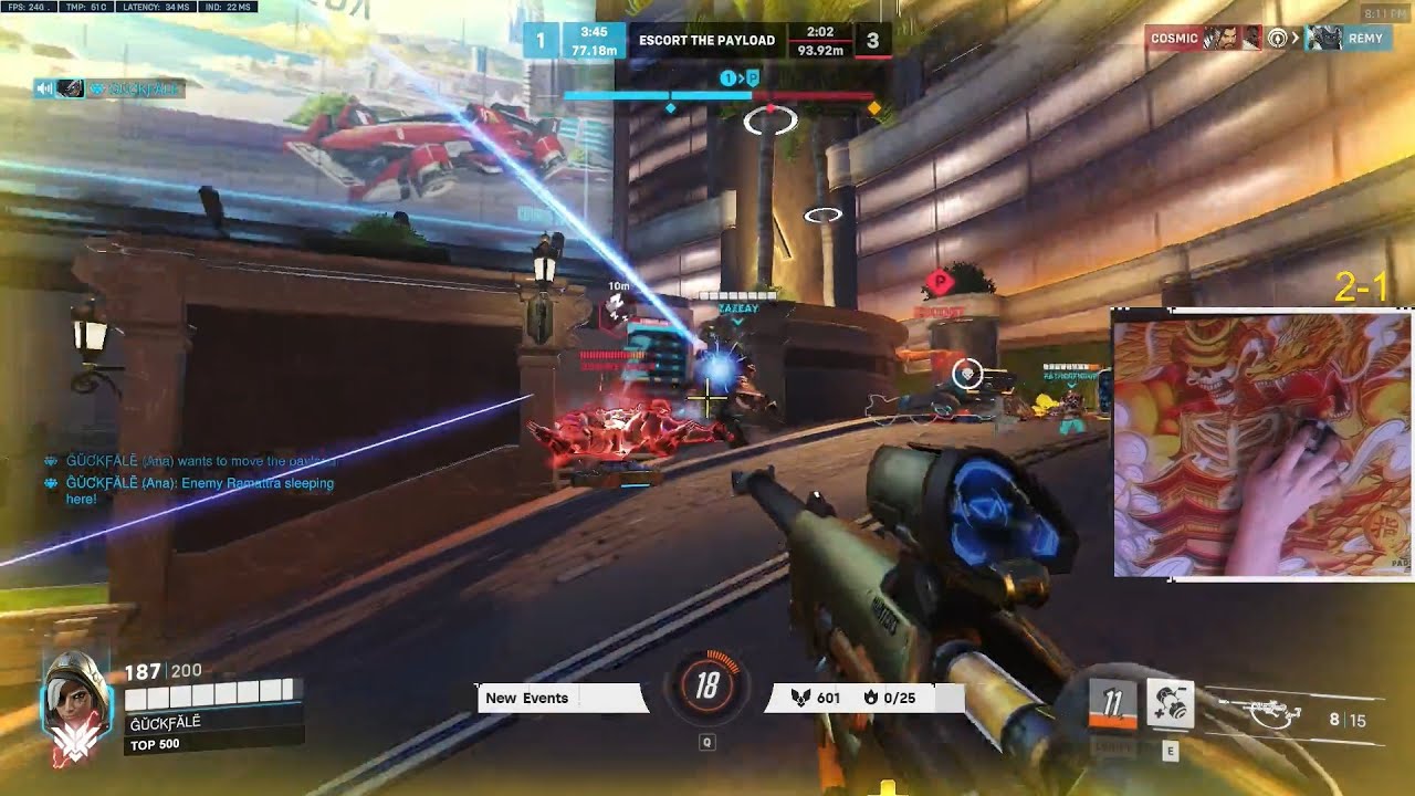 OVERWATCH 2 ANA TOP 500 - GALE! BEST ANA! GAMEPLAY SEASON 2 TOP 500