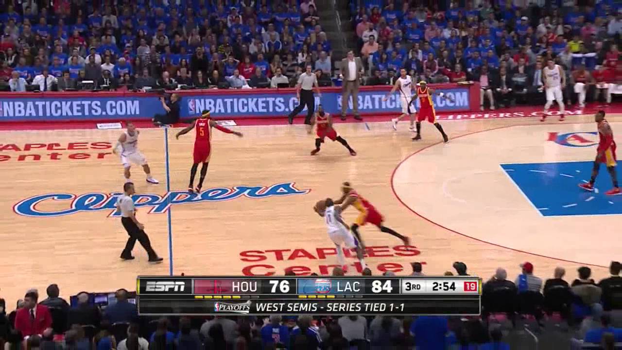 NBA, playoff 2015, Rockets vs. Clippers, Round 2, Game 3, Move 39 ...