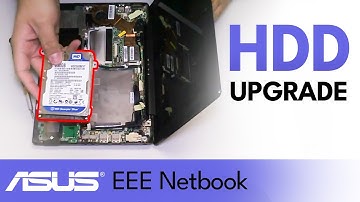 ASUS EEE Netbook Hard Drive Removal and Upgrade (Classic Guide)