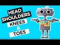 Head Shoulders Knees and Toes | Kids music with motions