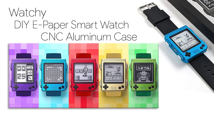 These New Watchy CNC Aluminum Cases Are Awesome! DIY E-Paper Smart Watch - DayDayNews