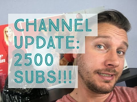 CHANNEL UPDATE: 2,500 Subs Thank You!  Q&A Coming, Stardust App,  & Fantastic Fe