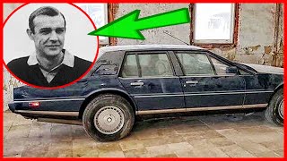 Abandoned Aston Martin Lagonda. Stood for over 20 years. A very rare car