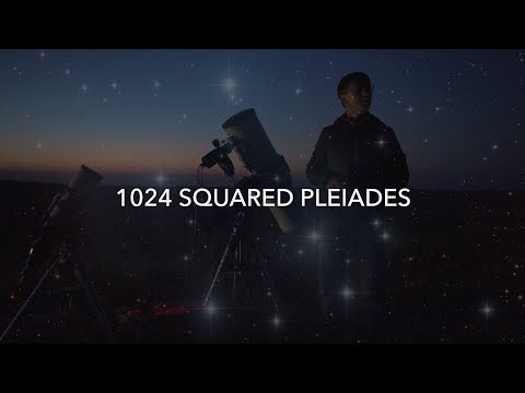 What for? I stacked 1024 images of the Pleiades star cluster on one camera and 36 images on another.
