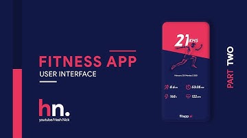 Fitness App UI Design part 2 | Android Studio Tutorial | hash nick