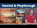 Terraforming Mars with Turmoil and Prelude expansions Tutorial & Playthrough